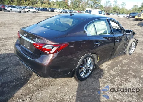 2019 Infiniti Q50 3.0T Luxe from USA, damaged, VIN JN1EV7AR7KM552848